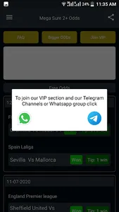 Mega Sure 2+ Odds screenshot 1