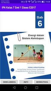 IPA Kelas 7 Smt 1 Siswa E2017 screenshot 5