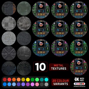 Chrono Core - Watch Face screenshot 22