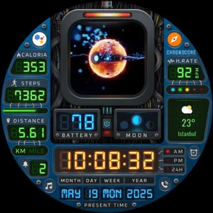 Chrono Core - Watch Face screenshot 31