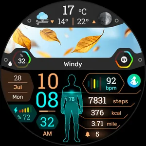 BioSky-X - Watch Face screenshot 24