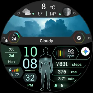 BioSky-X - Watch Face screenshot 27
