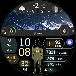 BioSky-X - Watch Face screenshot 28