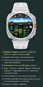 BioSky-X - Watch Face screenshot 3