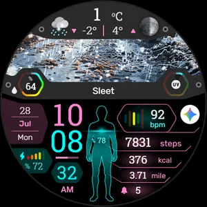 BioSky-X - Watch Face screenshot 31