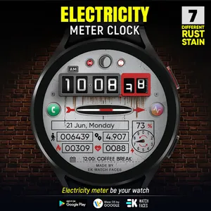 Electricity Meter - Watch Face screenshot 8