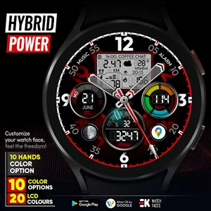 Hybrid Power - Watch Face screenshot 17