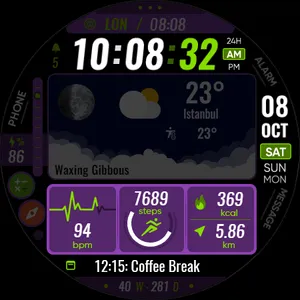 Information Tiles - Watch Face screenshot 31