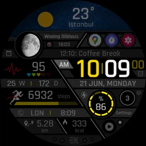 Realistic Info - Watch Face screenshot 31