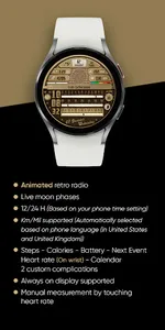 Retro Radio - Watch Face screenshot 10