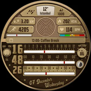 Retro Radio - Watch Face screenshot 22