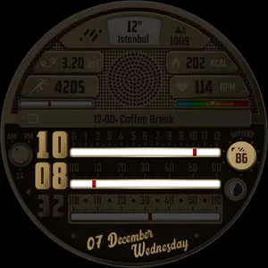 Retro Radio - Watch Face screenshot 23