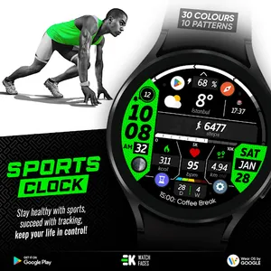 Sports Clock - Watch Face screenshot 1