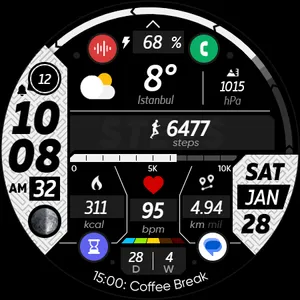 Sports Clock - Watch Face screenshot 26