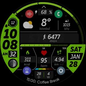 Sports Clock - Watch Face screenshot 31