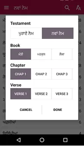 Punjabi Bible(ਪੰਜਾਬੀ ਬਾਈਬਲ) screenshot 1