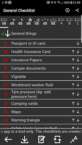 Camper Checklist screenshot 0