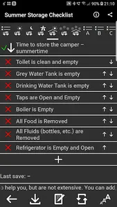 Camper Checklist screenshot 4