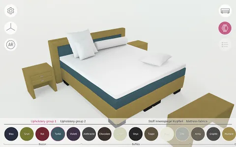 FEY boxspring configurator screenshot 12