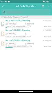 Daily Report screenshot 0