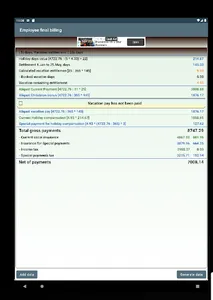 Endabrechnung Lohnzettel screenshot 9