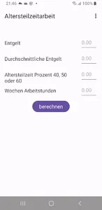 Altersteilzeit Rechner screenshot 1