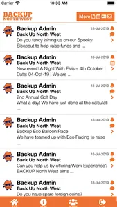 Backup North West Charity screenshot 0