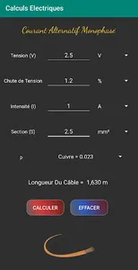 Calculs Electriques Pro screenshot 7