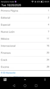 El Horizonte eEdition screenshot 2