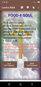 Amashiwi Aba Lesa| Lamba Bible screenshot 0