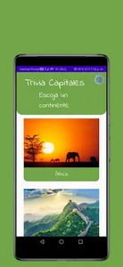 Capitals trivia screenshot 1