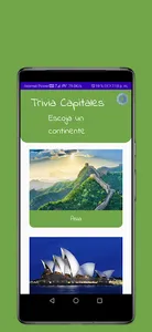 Capitals trivia screenshot 2
