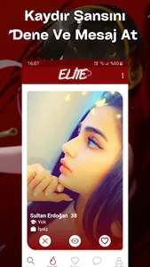 E-Lite Aşk Arkadaşlık Sohbet screenshot 2