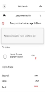 Servicio Autolavado aDomicilio screenshot 2