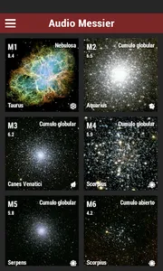 Audio Messier - Astronomía screenshot 2