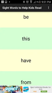 Sight Words to Help Kids Read screenshot 2