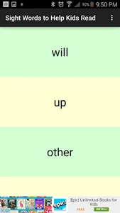 Sight Words to Help Kids Read screenshot 4