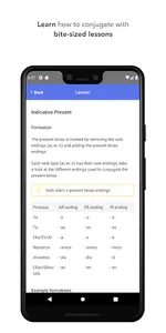 Ella Verbs Spanish conjugation screenshot 2