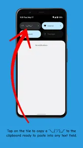 Shrug Quick Settings Tile screenshot 1