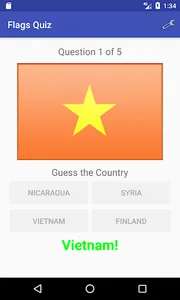 Flags Quiz screenshot 2