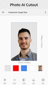 IDPhoto Studio Cutout software screenshot 15