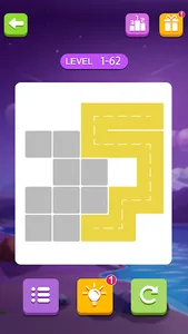 Fill Square:one line puzzle screenshot 1