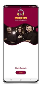 Black Sabbath Lyrics Wallpaper screenshot 7