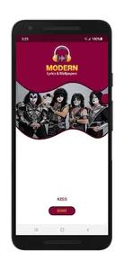 Kiss Lyrics & Wallpapers screenshot 0