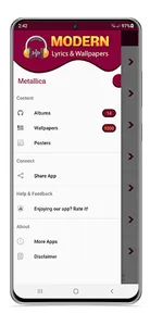 Metallica Lyrics & Wallpapers screenshot 20