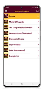 Metallica Lyrics & Wallpapers screenshot 9