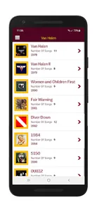 Van Halen Lyrics & Wallpapers screenshot 1
