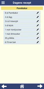 Formula One Recept Kalkylator screenshot 1