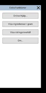 Formula One Recept Kalkylator screenshot 3
