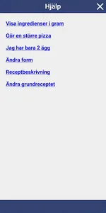 Formula One Recept Kalkylator screenshot 4